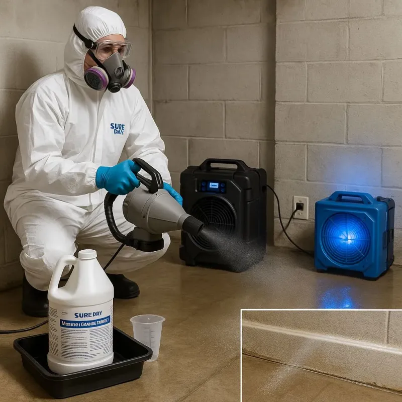 Sanitization and Odor Removal process in North Great River, NY